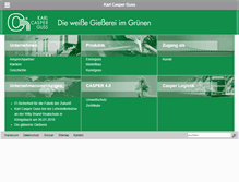 Tablet Screenshot of casper-guss.de